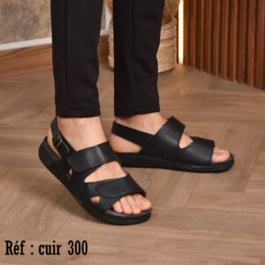 Sandelle cuir pour homme 300